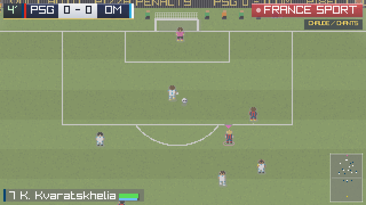 Capture réelle d'un match en cours